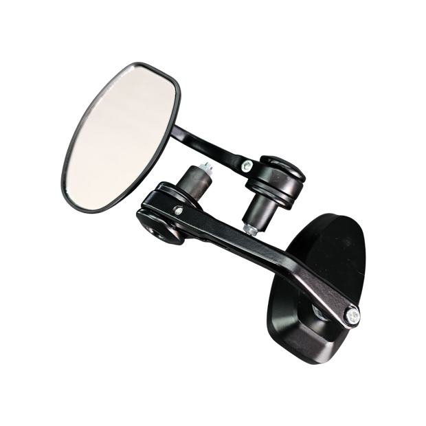 PAR ESPEJOS TIPO CAFE RACER TRIANGULAR