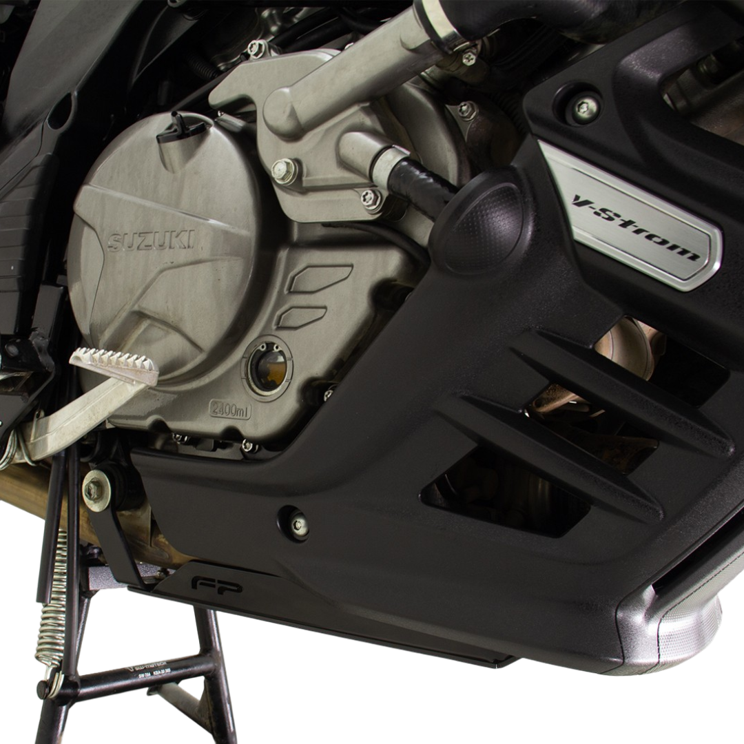 PROTECTOR DE MOTOR PECHERA FP VSTROM 650 XT-AT (CON EL PLASTICO ORIGINAL)