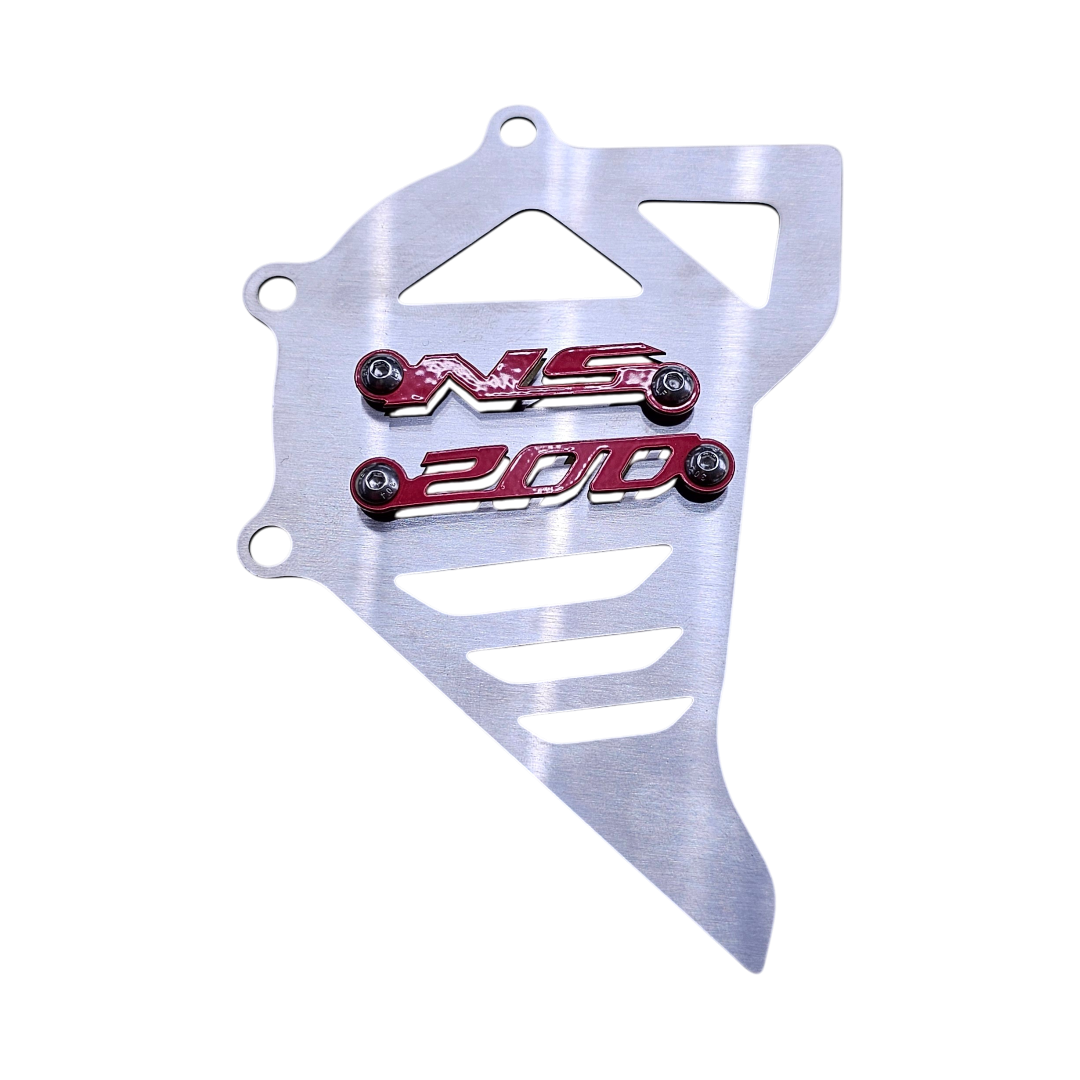 PROTECTOR TAPA PIÑON EN ACERO BAJAJ PULSAR NS 200