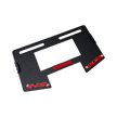PORTA PLACA EN ACERO PULSAR NS 200 (CON ESPACIO PARA ROBALUZ)