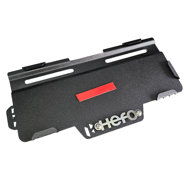 PORTA PLACA EN ACERO HERO SIN PERFORAR