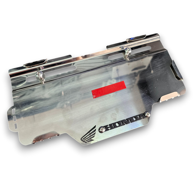 PORTA PLACA EN ACERO SIN PERFORAR HONDA BRILLANTE