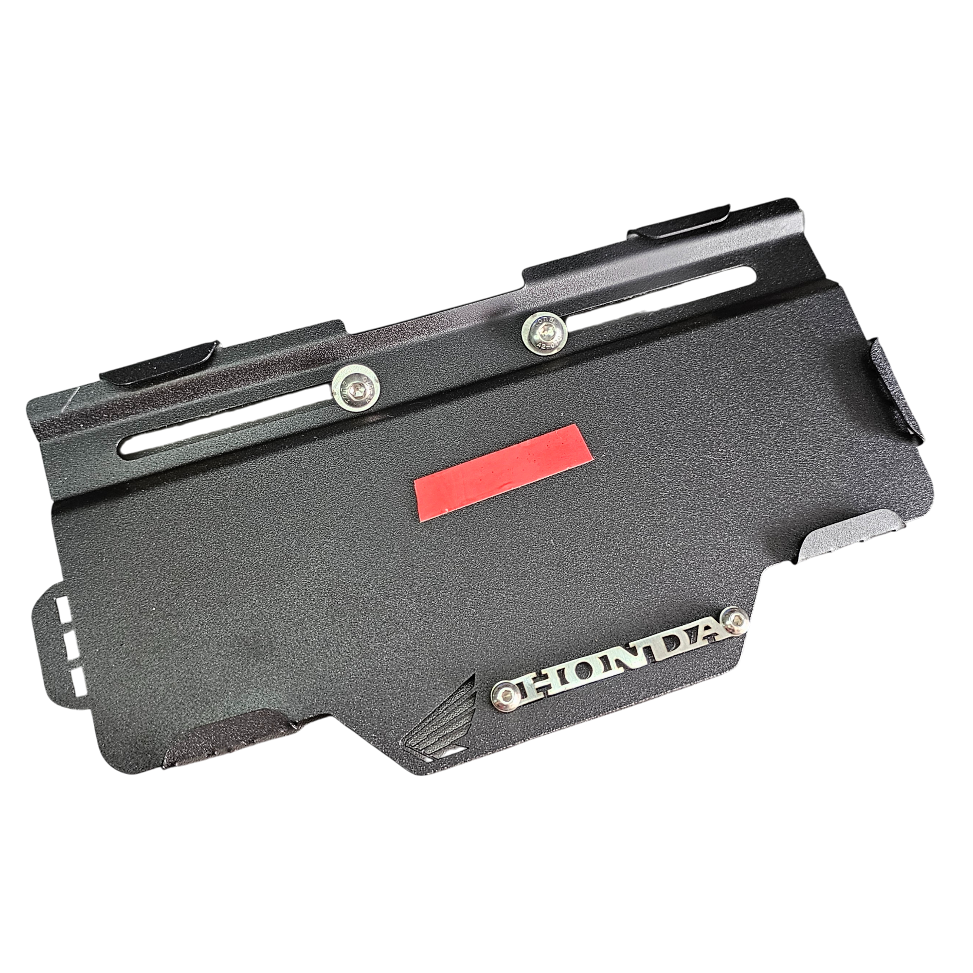 PORTA PLACA EN ACERO SIN PERFORAR HONDA BRILLANTE