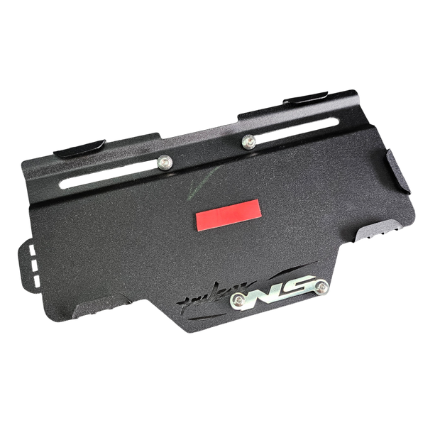 PORTA PLACA EN ACERO SIN PERFORAR NS 200 (SIN ROBA LUZ)