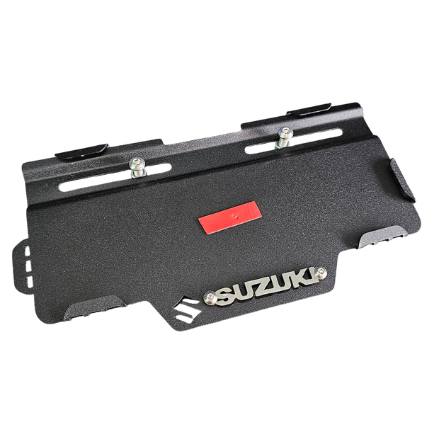 PORTA PLACA EN ACERO SIN PERFORAR SUZUKI