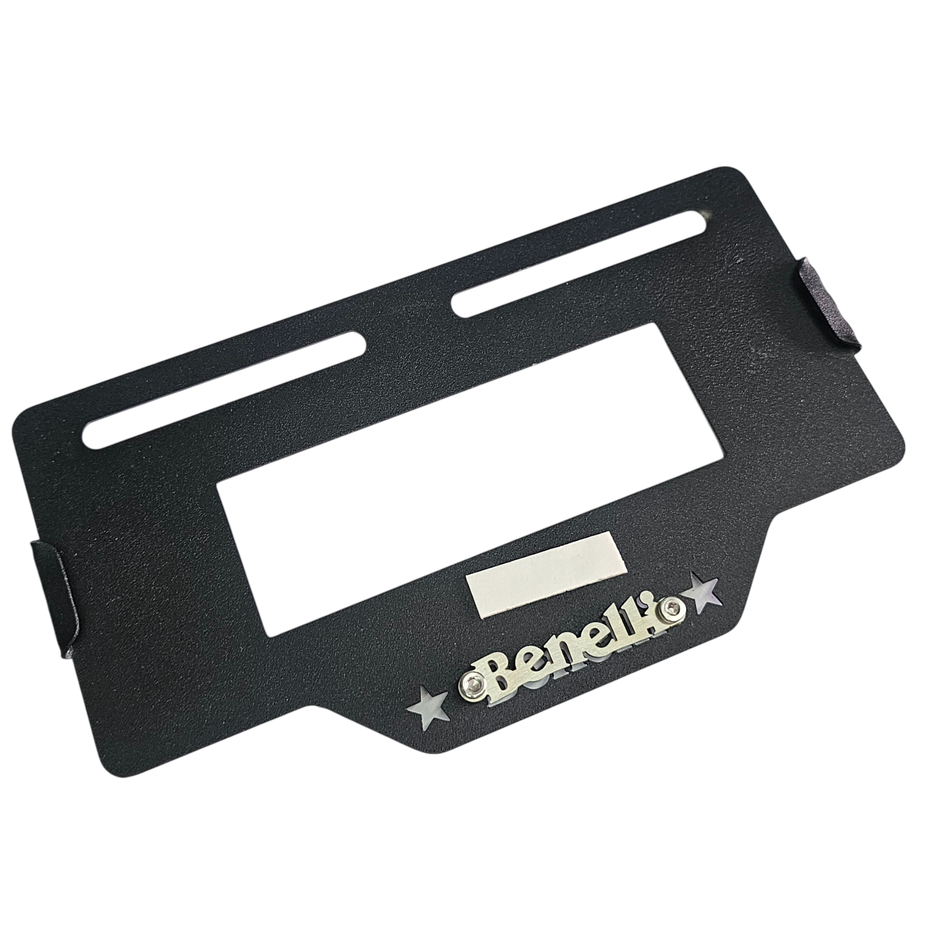 PORTA PLACA EN ACERO BENELLI