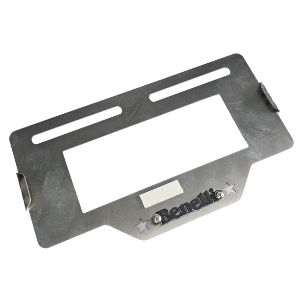 PORTA PLACA EN ACERO BENELLI