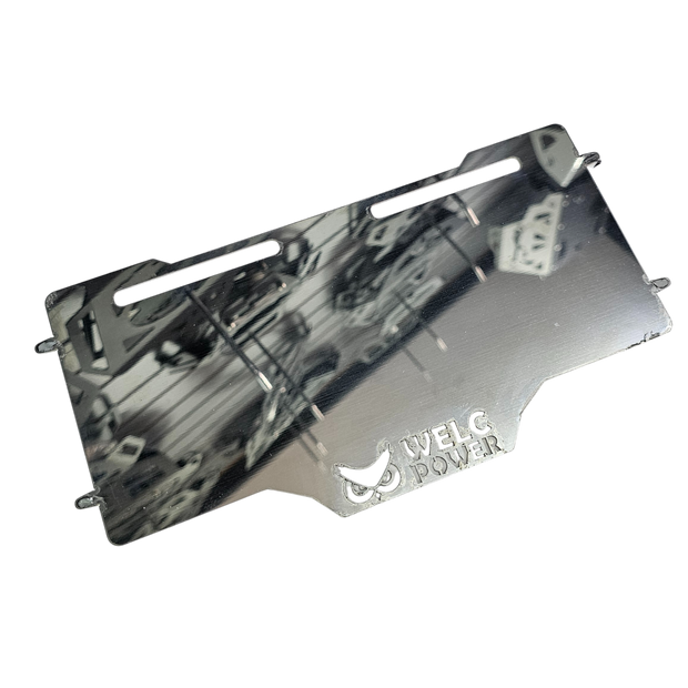 PORTA PLACA EN ACERO LOGO BUHO (SIN RELIEVE)