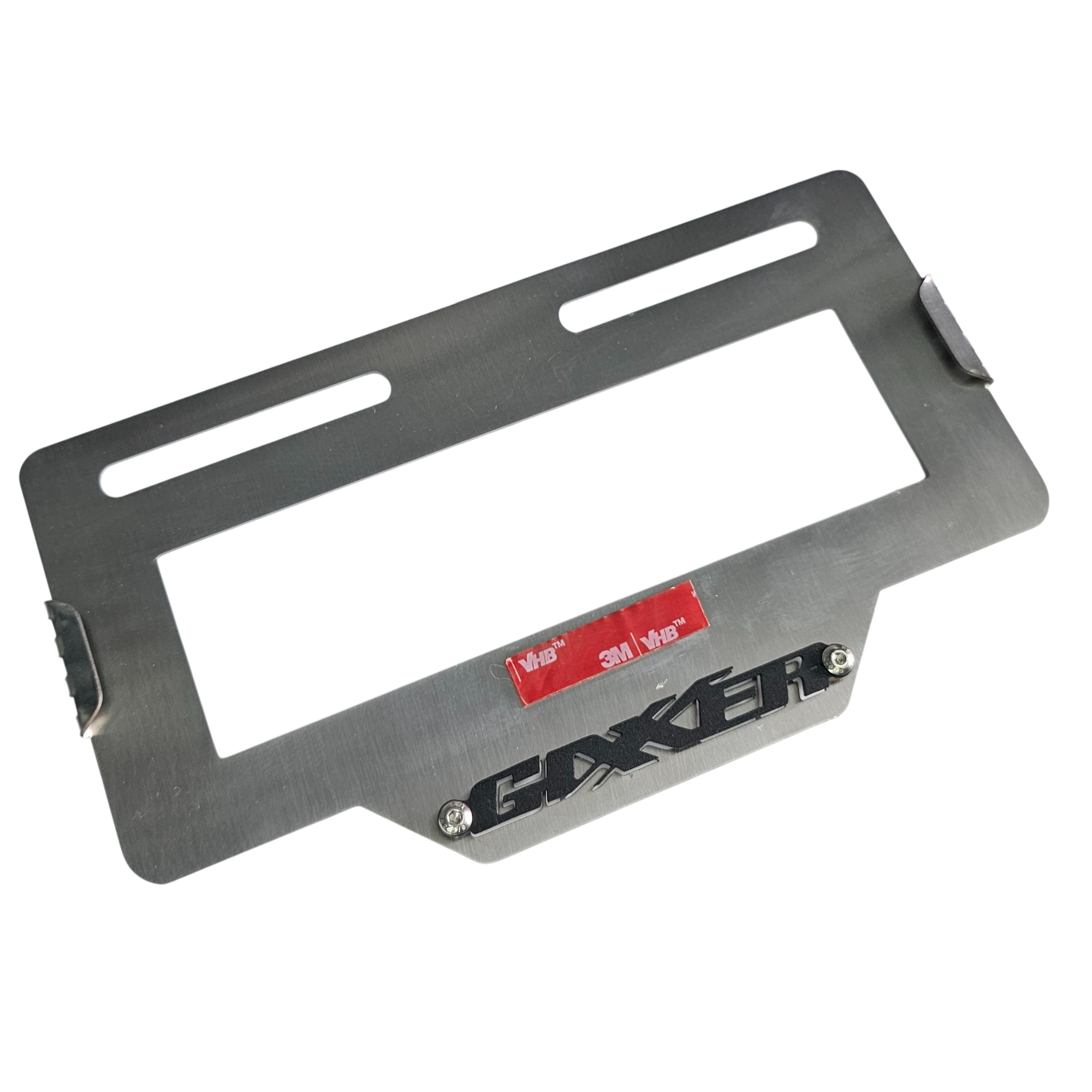PORTA PLACA EN ACERO SUZUKI GIXXER