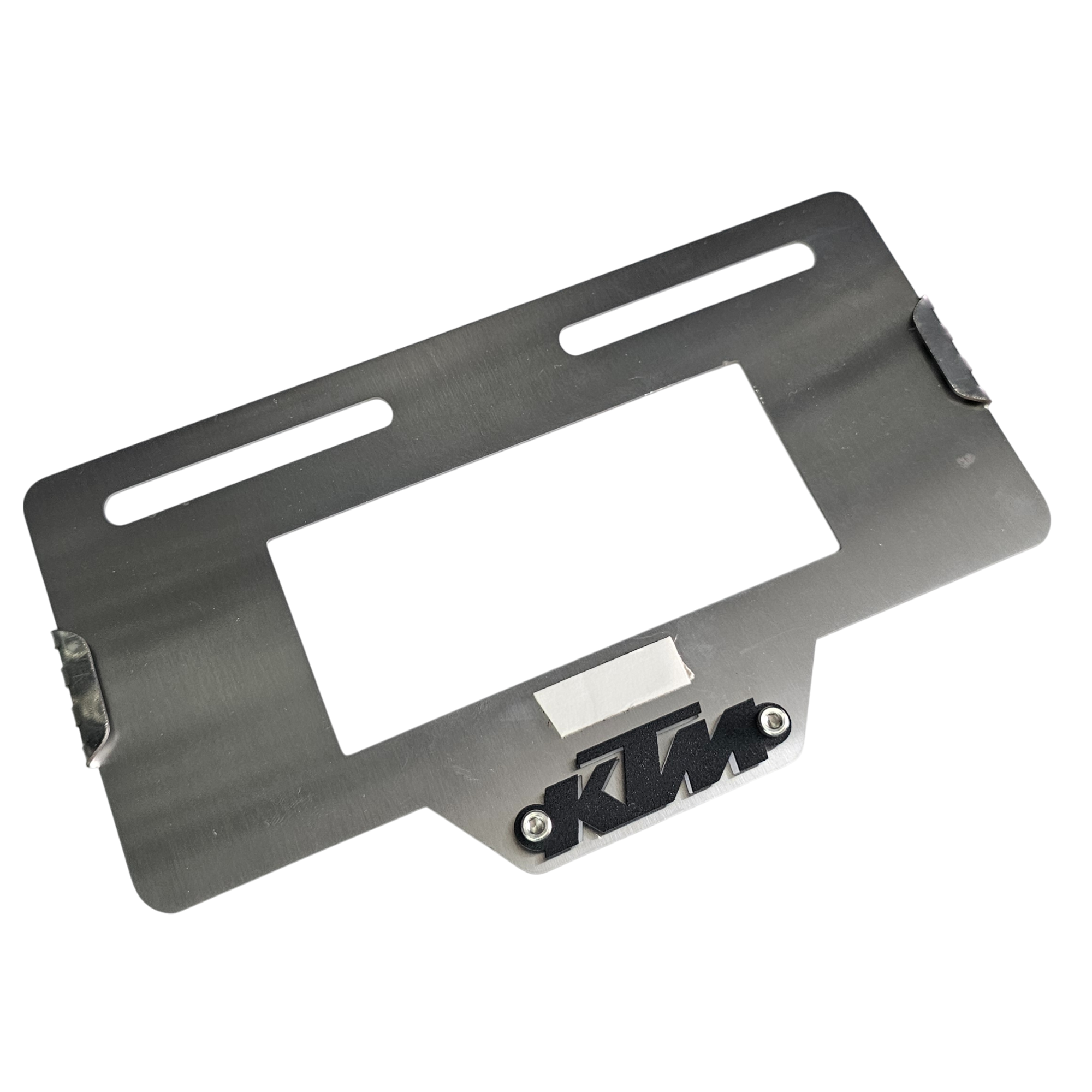 PORTA PLACA EN ACERO KTM