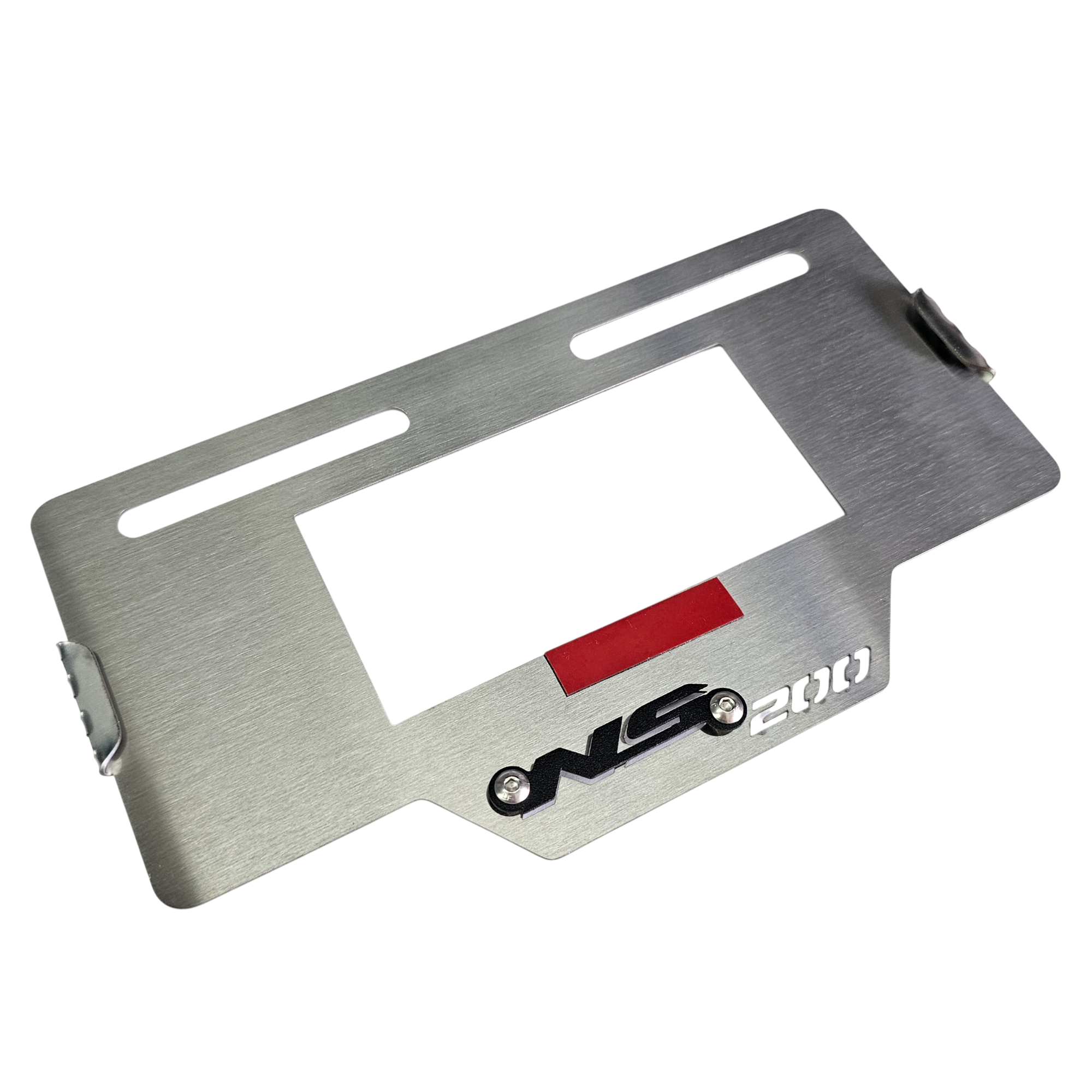 PORTA PLACA EN ACERO BAJAJ PULSAR NS 200 UG 2