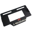 PORTA PLACA EN ACERO SUZUKI