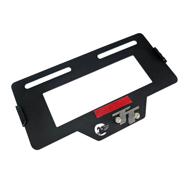 PORTA PLACA EN ACERO AKT TT