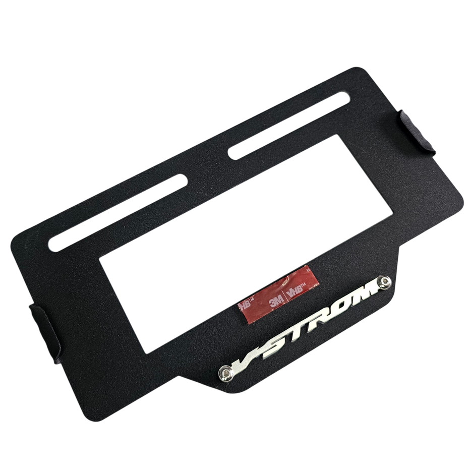 PORTA PLACA EN ACERO SUZUKI VSTROM