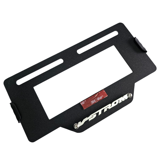 PORTA PLACA EN ACERO SUZUKI VSTROM