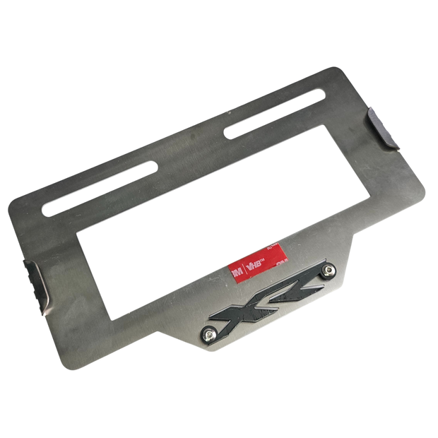 PORTA PLACA EN ACERO HONDA XR