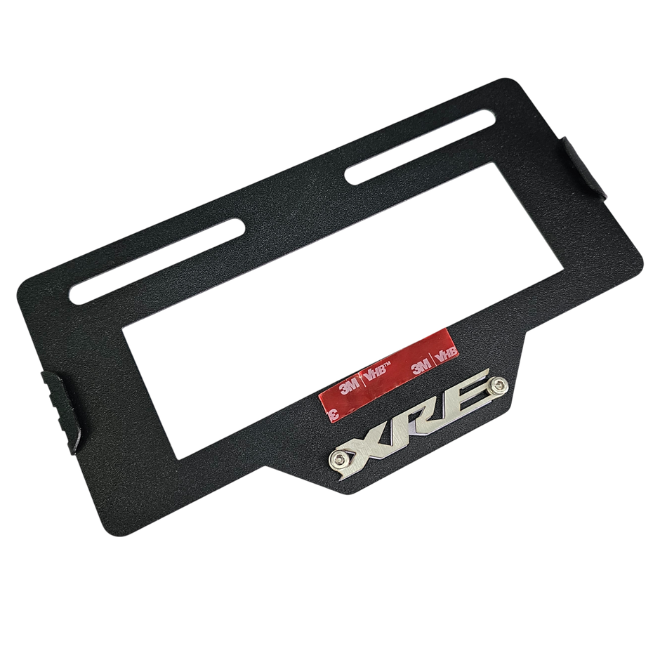PORTA PLACA EN ACERO HONDA XRE