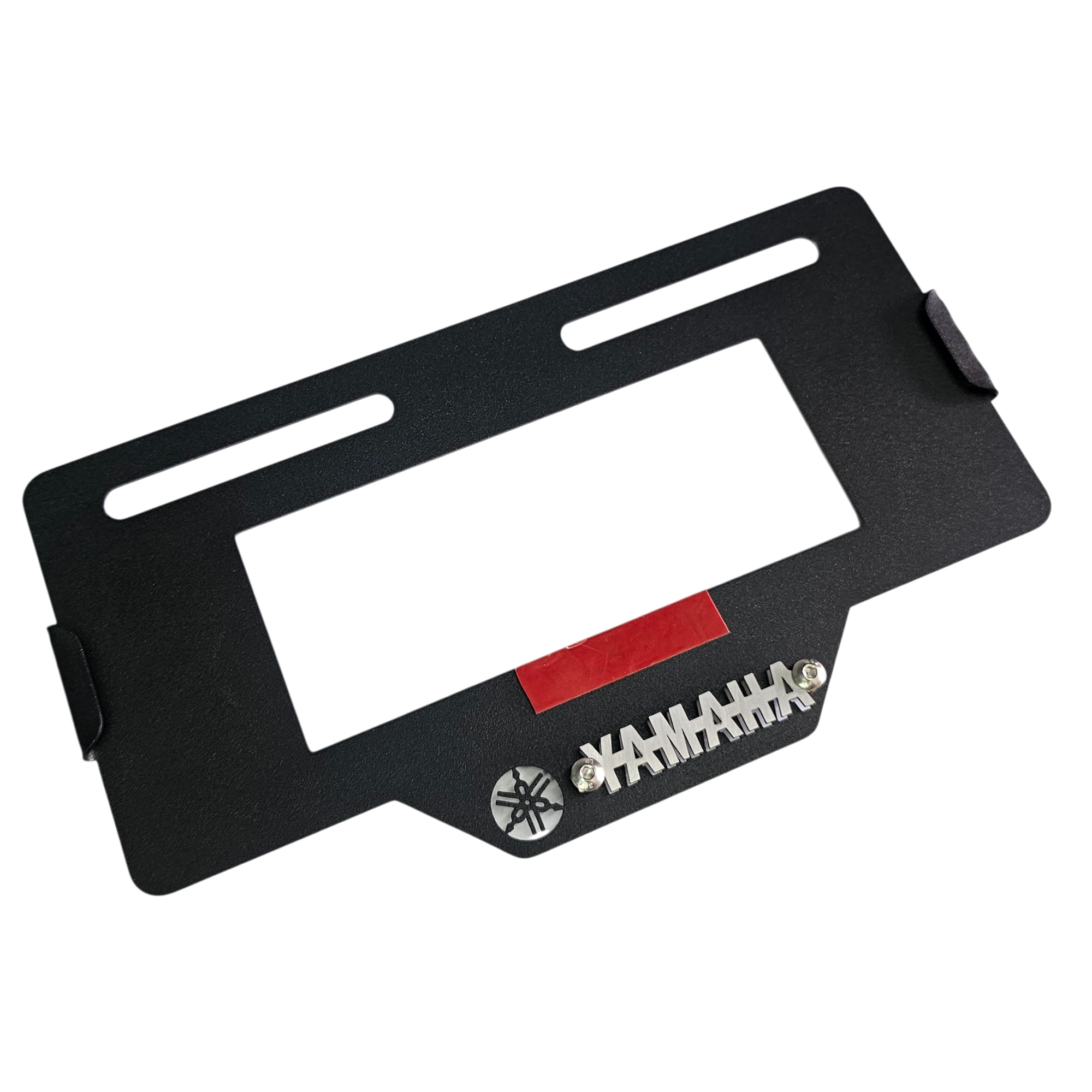 PORTA PLACA EN ACERO YAMAHA