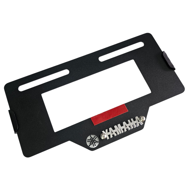 PORTA PLACA EN ACERO YAMAHA