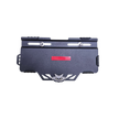 PORTA PLACA EN ACERO SIN PERFORAR LOGO BUHO