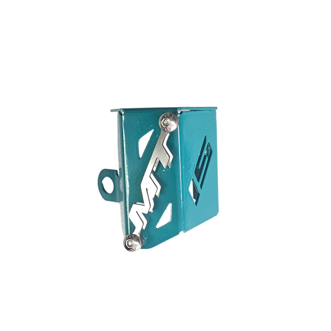 PROTECTOR DE BOMBA O DEPOSITO DE LIQUIDO DE FRENO TRASERO EN ACERO YAMAHA MT-15