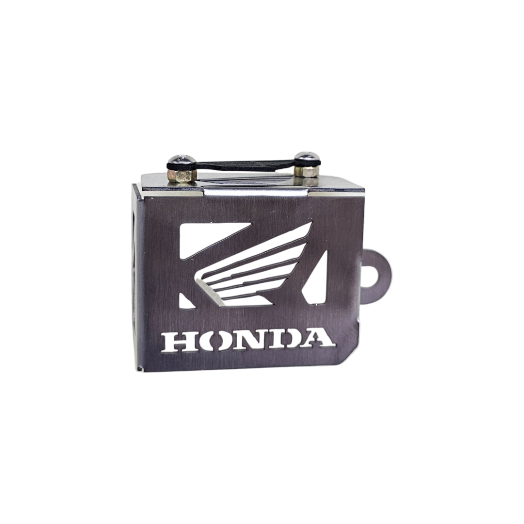 PROTECTOR DE BOMBA O DEPOSITO DE LIQUIDO DE FRENO TRASERO EN ACERO HONDA ALAS XR 190L 2.0 ABS - NX 190 - XRE 190 - CB 190R 2.0 - CB300F