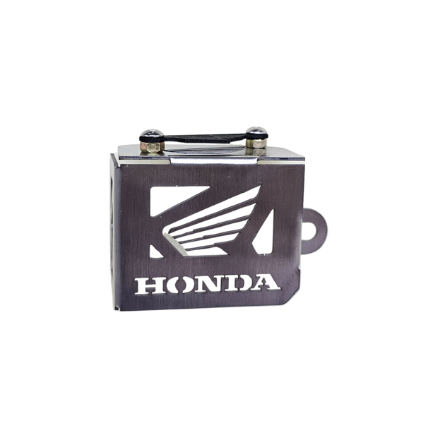PROTECTOR DE BOMBA O DEPOSITO DE LIQUIDO DE FRENO TRASERO EN ACERO HONDA ALAS XR 190L 2.0 ABS - NX 190 - XRE 190 - CB 190R 2.0 - CB300F
