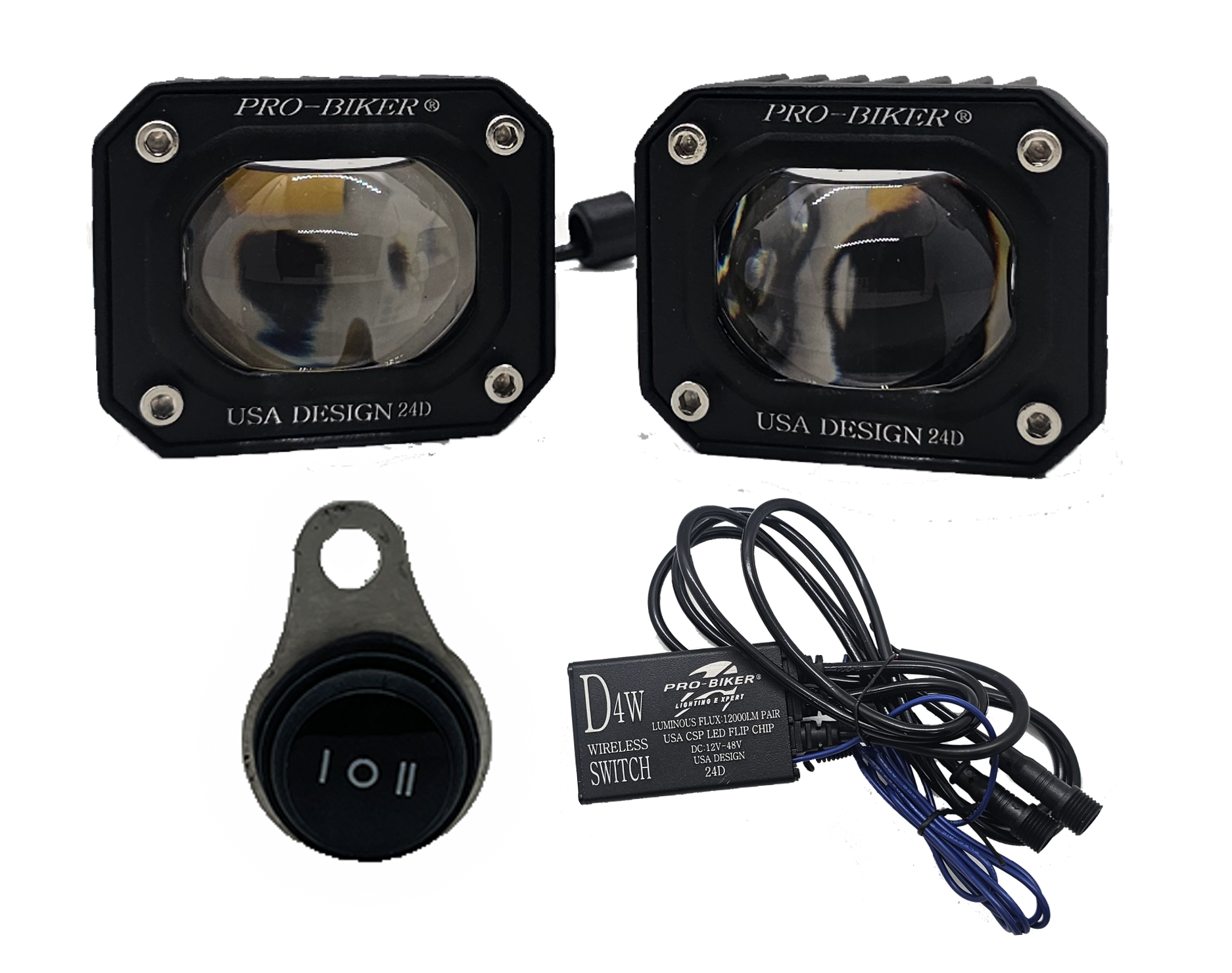 PAR EXPLORADORAS DUAL COLOR D4X (CON RAMAL INDEPENDIENTE)