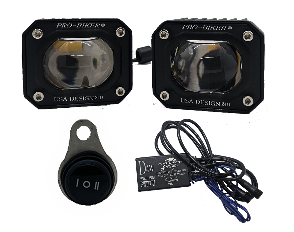 PAR EXPLORADORAS DUAL COLOR D4X (CON RAMAL INDEPENDIENTE)