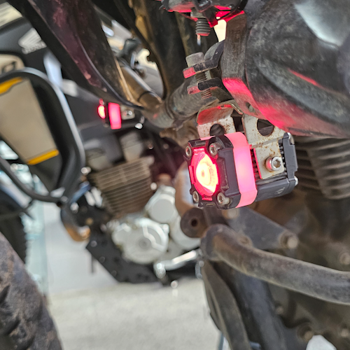 EXPLORADORAS DUAL COLOR+ARO ROJO (PAR)