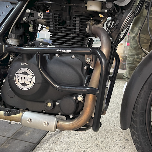 BARRA DE PROTECCIÓN CON SLIDER ARMO ROYAL ENFIELD HIMALAYAN/SCRAM 411