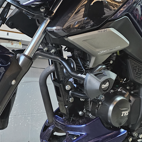 BARRA DE PROTECCIÓN CON SLIDER ARMO TVS RAIDER 125 - Fi