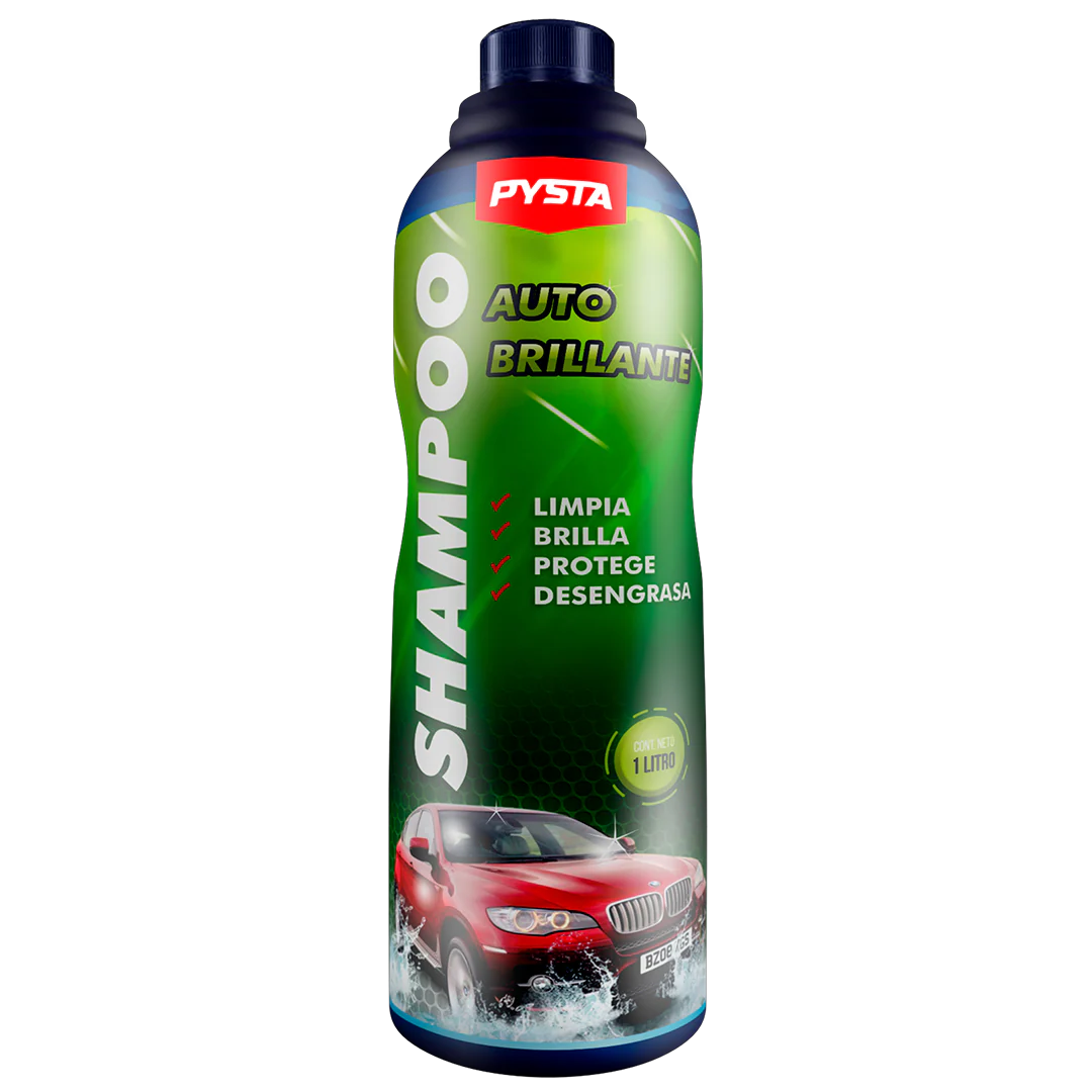 SHAMPOO MOTO Y CARRO AUTOBRILLANTE 1 LITRO PYSTA