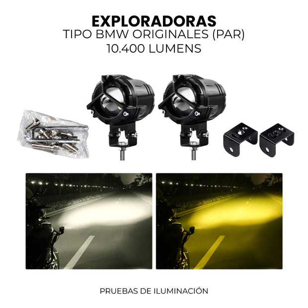EXPLORADORAS TIPO BMW (PAR) ORIGINALES