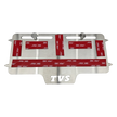 PORTA PLACA EN ACERO FLOTANTE SIN PERFORAR TVS