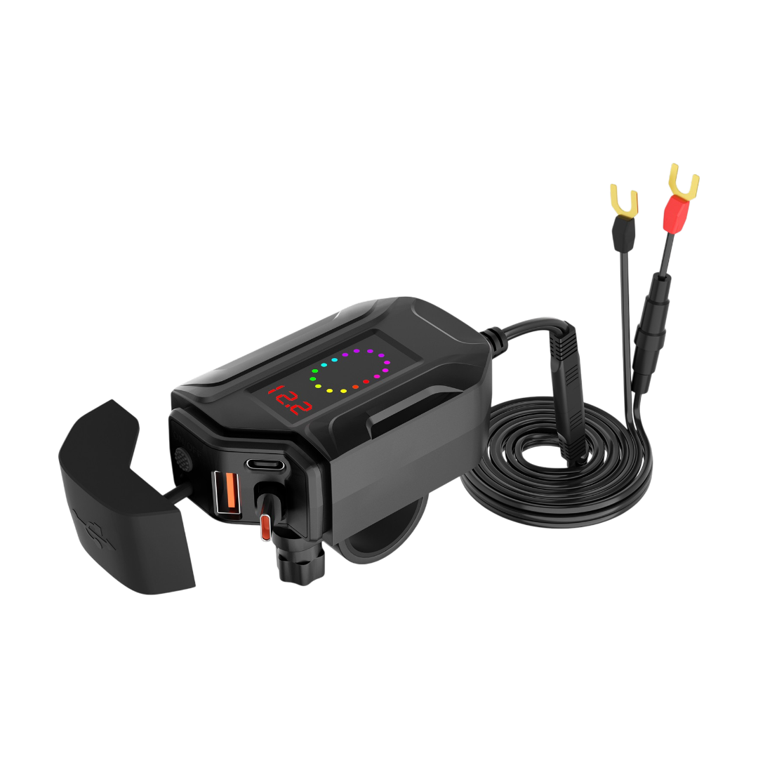 CARGADOR USB + USB TIPO C + CABLE USB TIPO C 50CM 30W