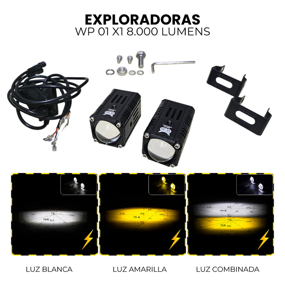 PAR EXPLORADORAS WP-01 X1 8.000 LUMENS