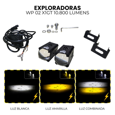 PAR EXPLORADORAS WP-02 X1GT 10.800 LUMENS
