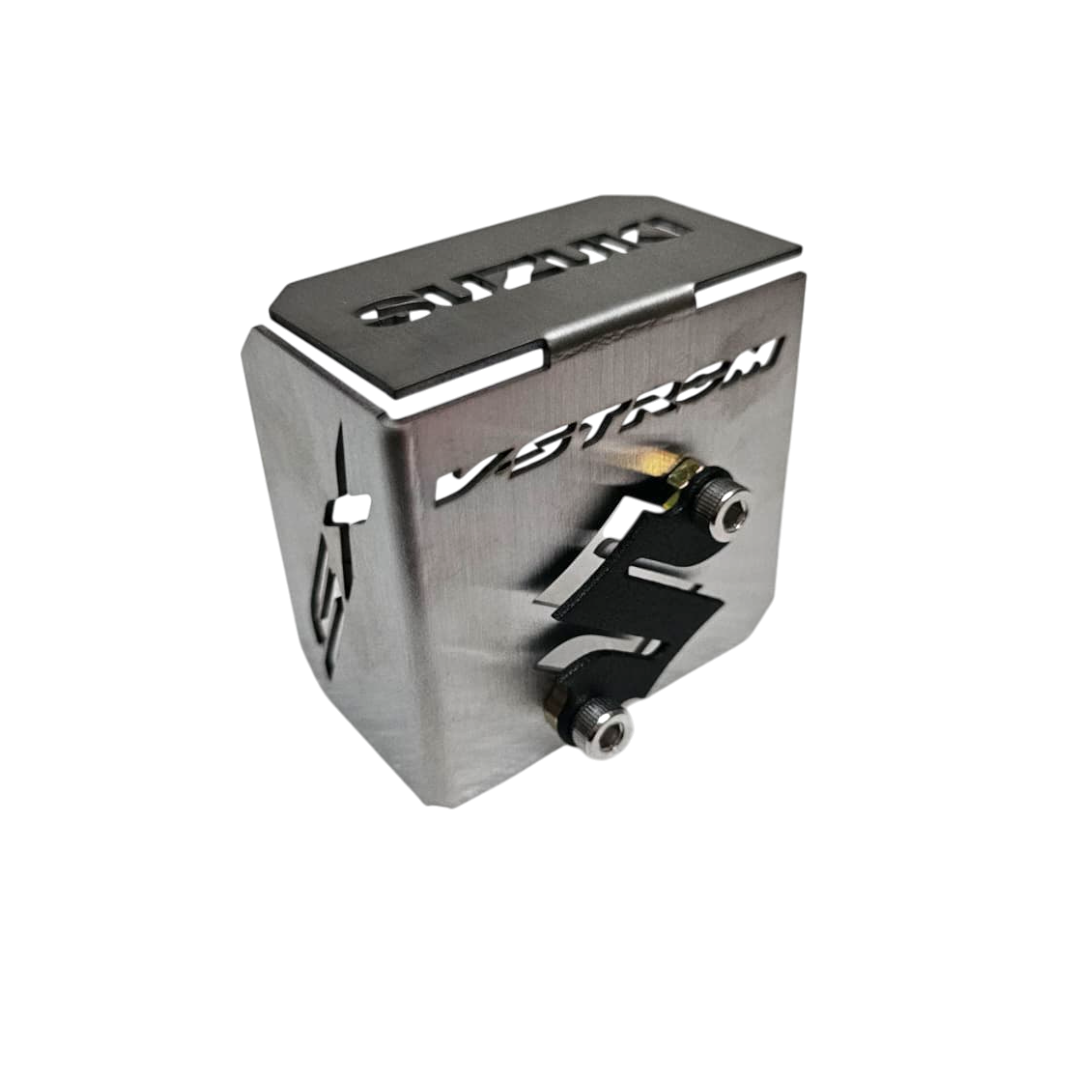 PROTECTOR DE BOMBA O DEPOSITO DE LIQUIDO DE FRENO TRASERO EN ACERO SUZUKI VSTROM 250 SX