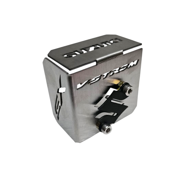 PROTECTOR DE BOMBA O DEPOSITO DE LIQUIDO DE FRENO TRASERO EN ACERO SUZUKI VSTROM 250 SX