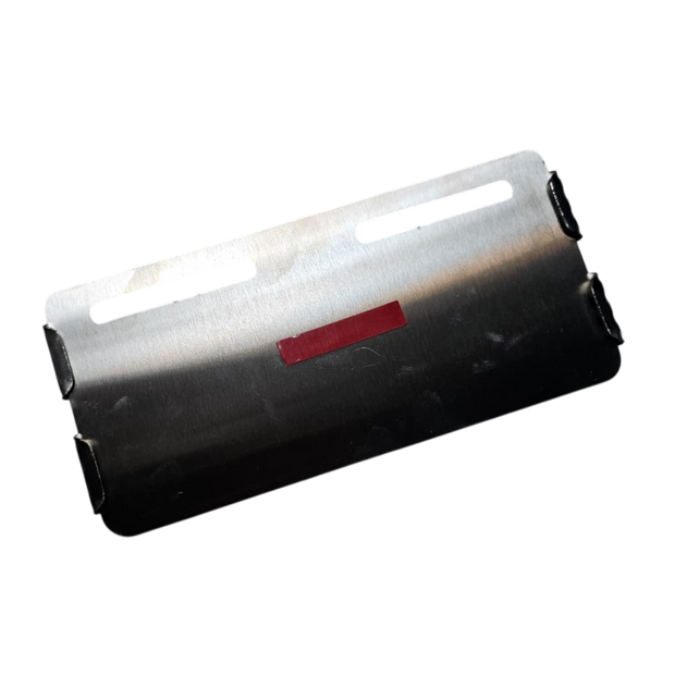 PORTA PLACA EN ACERO SIN LOGO