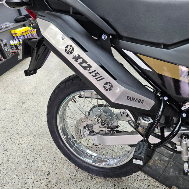 PROTECTOR DE EXOSTO EN ACERO YAMAHA XTZ 150