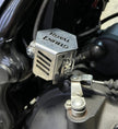 PROTECTOR DE BOMBA O DEPOSITO DE LIQUIDO DE FRENO TRASERO EN ACERO ROYAL ENFIELD HIMALAYAN/SCRAM 411