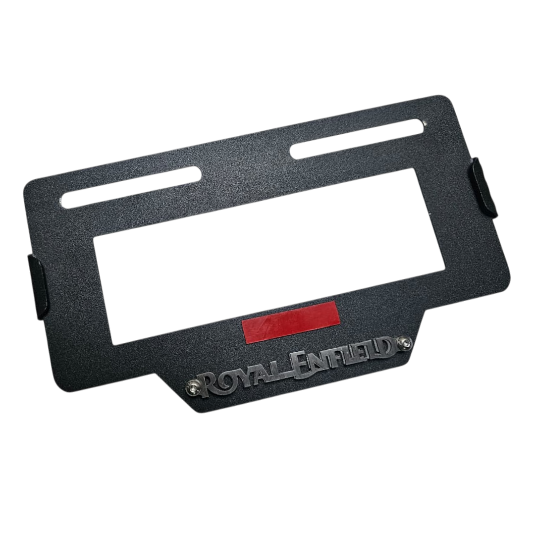 PORTA PLACA EN ACERO ROYAL ENFIELD