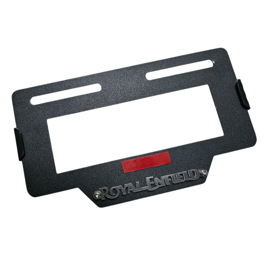 PORTA PLACA EN ACERO ROYAL ENFIELD