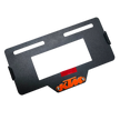 PORTA PLACA EN ACERO KTM