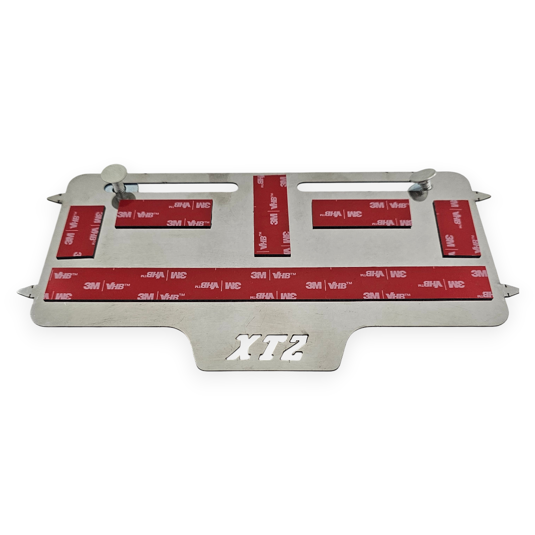 PORTA PLACA EN ACERO FLOTANTE SIN PERFORAR YAMAHA XTZ