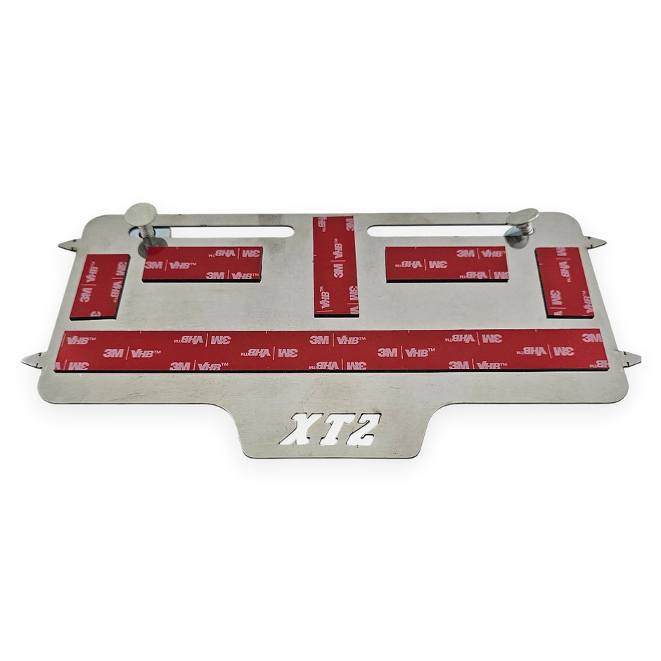 PORTA PLACA EN ACERO FLOTANTE SIN PERFORAR YAMAHA XTZ