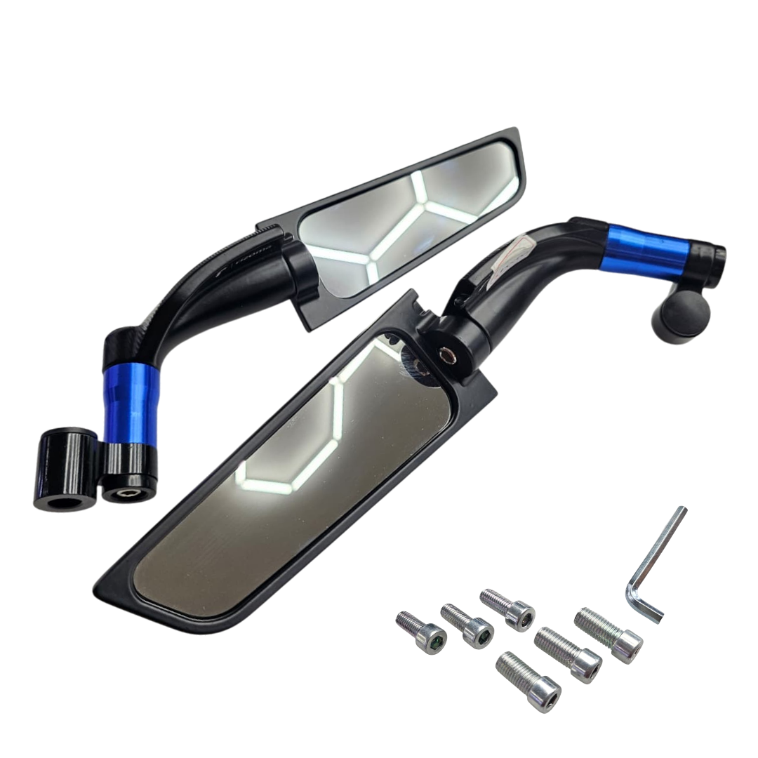 PAR ESPEJOS TIPO ALERON ALTOS