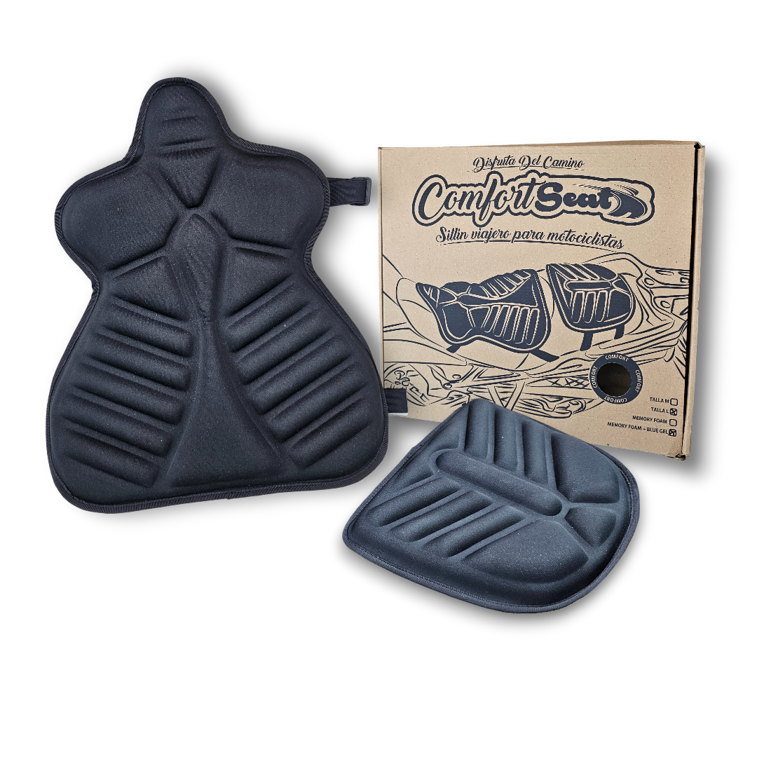 PAR DE COJINES PARA ASIENTO DE MOTO O COMFORT SEAT (GEL)